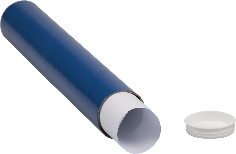 Blue 2 x 12 Mailing Tubes