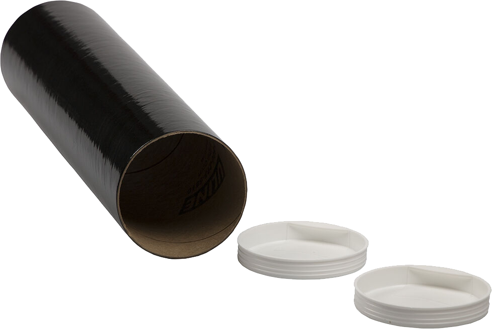 Black 3 x 12 Mailing Tube