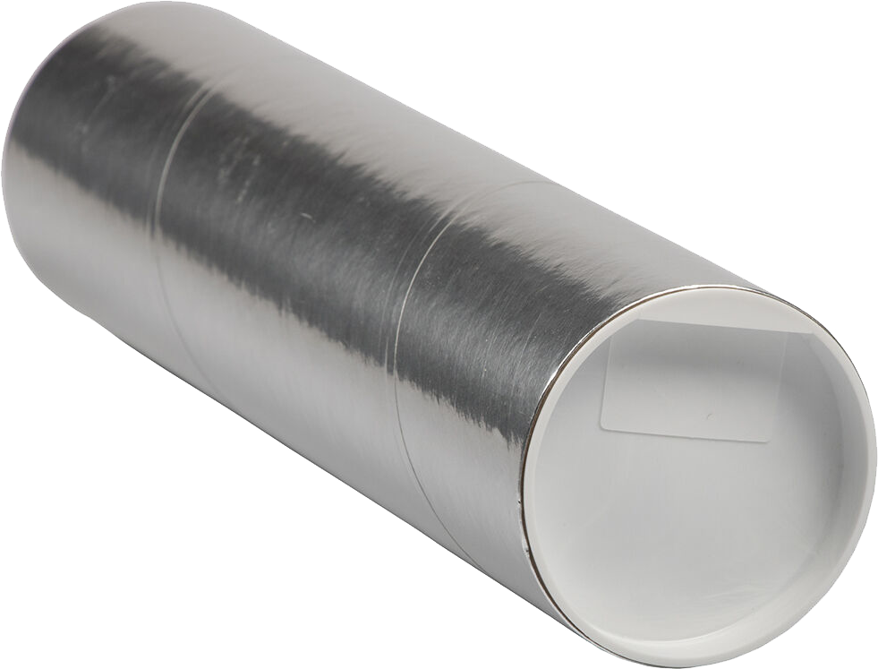 Silver 3 x 12 Mailing Tubes