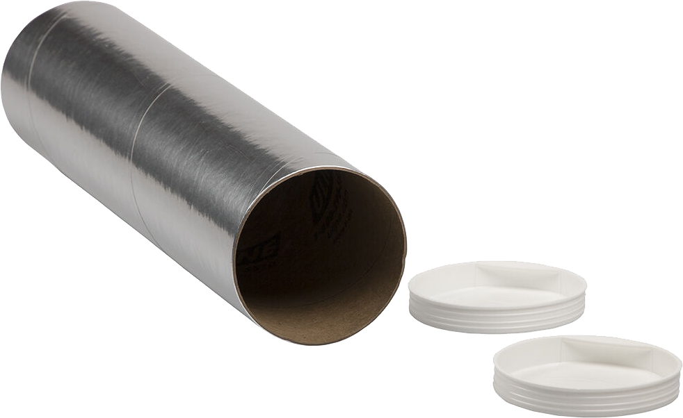 Silver 3 x 12 Mailing Tubes