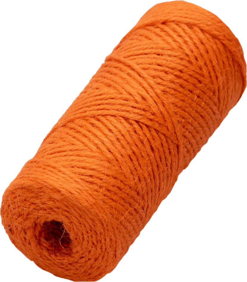 Orange 75 Yards Twine Ribbon