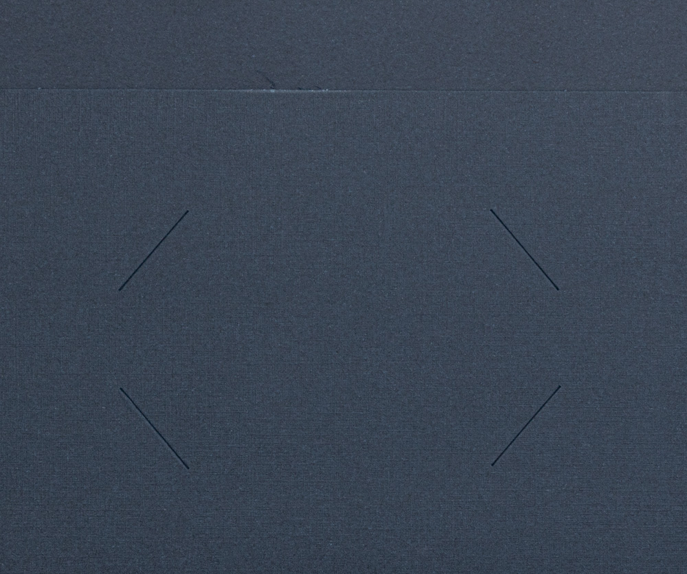 Nautical Navy Blue Linen 9 x 12 Folders