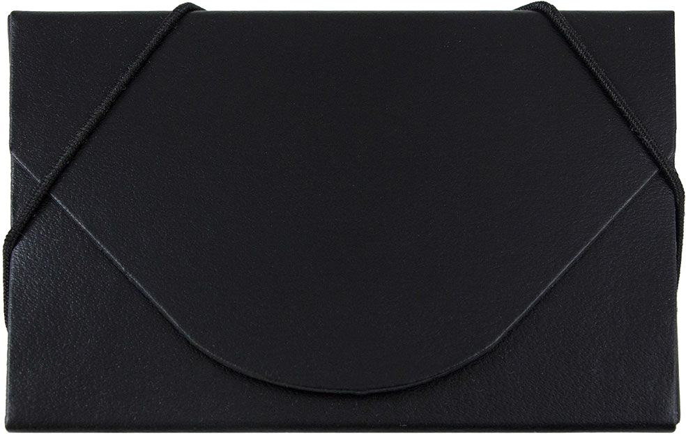 Matte Black Chipboard Business Card Case - 20 Card Capacity