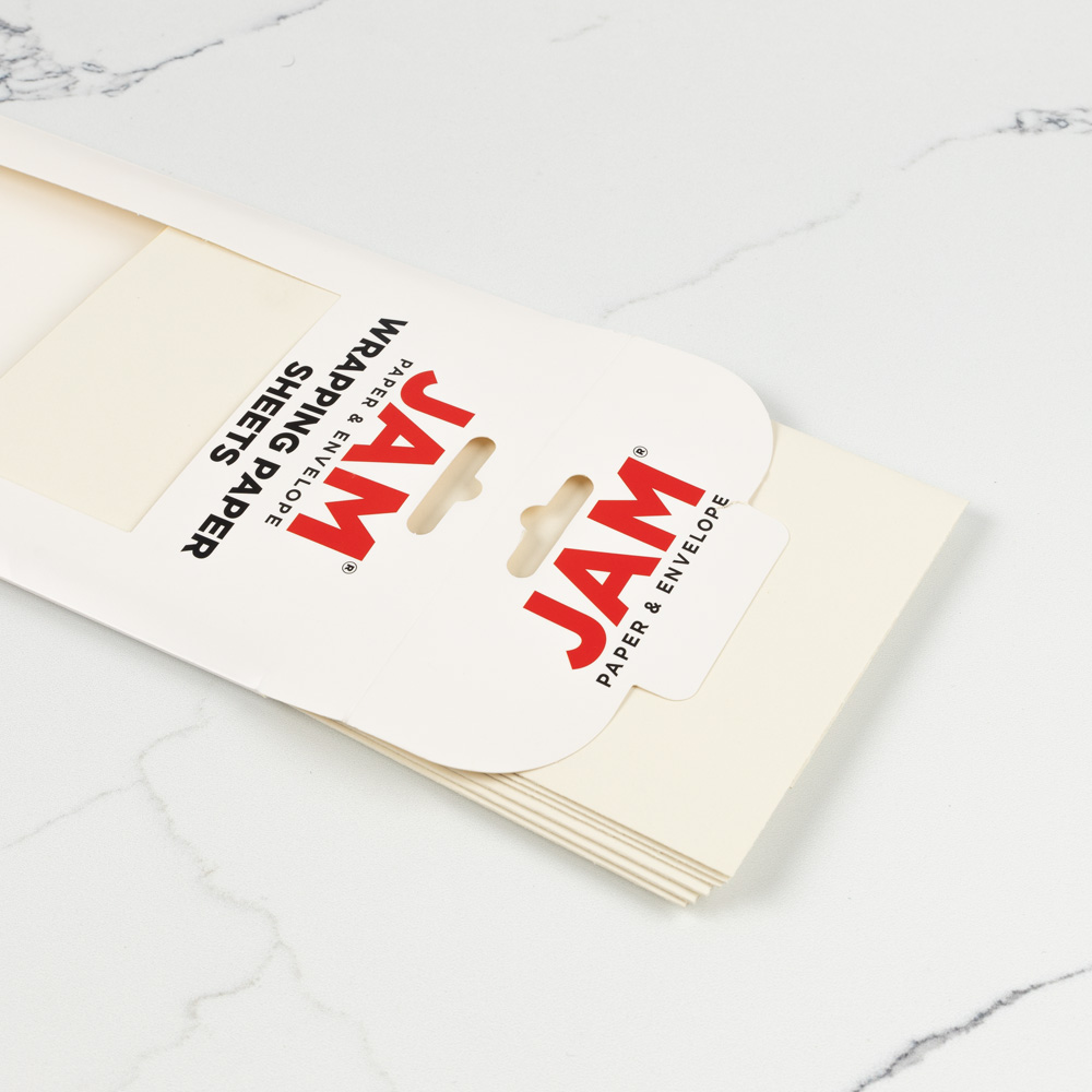 Ivory Matte 30" x 20" Wrapping Paper Sheets (25 Sq Ft Total Pack) - 6 Pack