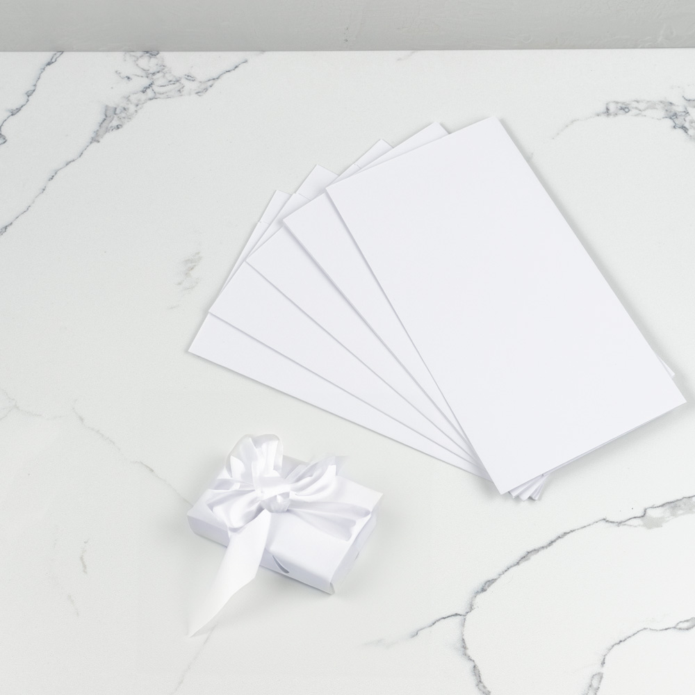 White Matte 30" x 20" Wrapping Paper Sheets (25 Sq Ft Total Pack) - 6 Pack
