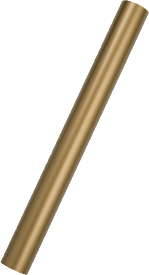 Gold Matte Wrapping Paper - Short Mini Roll (26.3 Sq Ft)