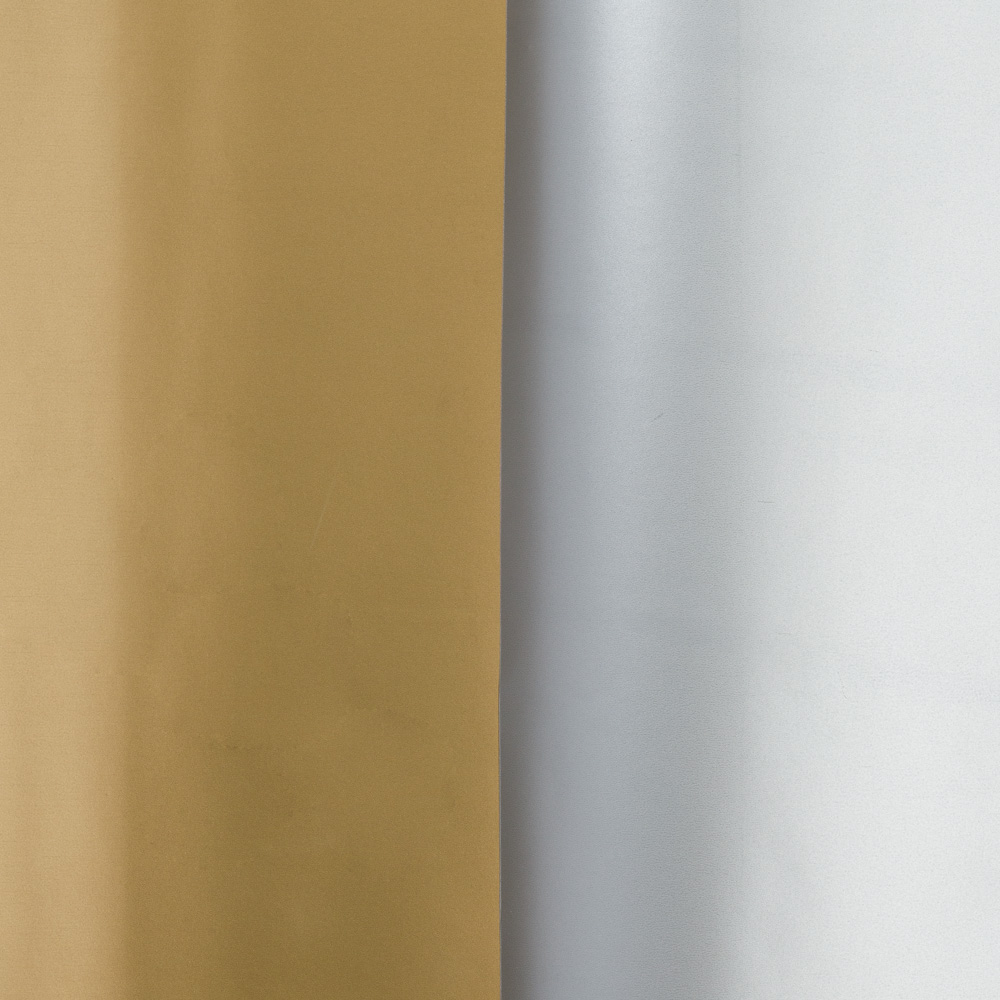 Silver and Gold Matte Wrapping Paper - Short Mini Roll (26.3 Sq Ft Each) - 2 Rolls