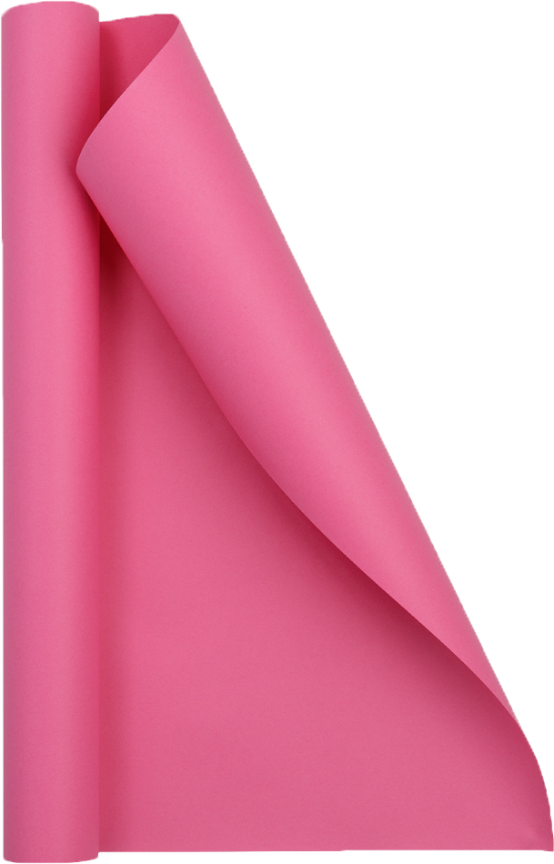 Fuchsia Pink Matte Wrapping Paper - Short Mini Roll (26.3 Sq Ft)