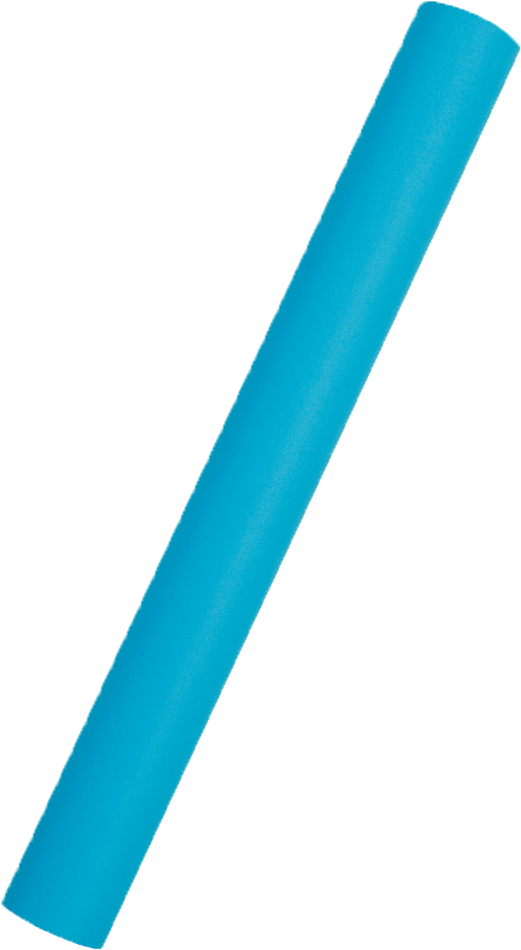 Blue Matte Wrapping Paper - Short Mini Roll (26.3 Sq Ft)