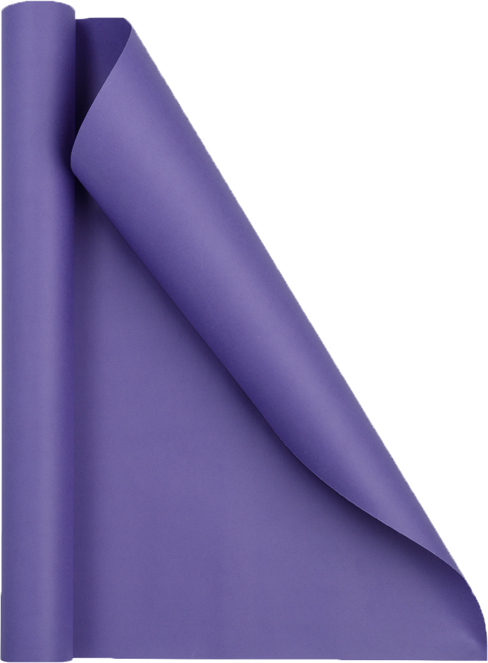 Purple Matte Wrapping Paper - Short Mini Roll (26.3 Sq Ft)