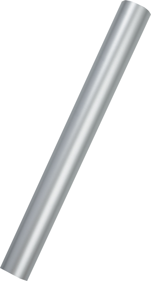 Silver Matte Wrapping Paper - Short Mini Roll (26.3 Sq Ft)