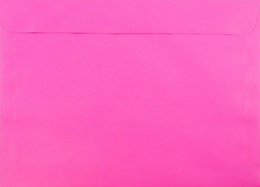 Fuchsia Pink Magenta 32lb 9 x 12 Booklet Envelopes