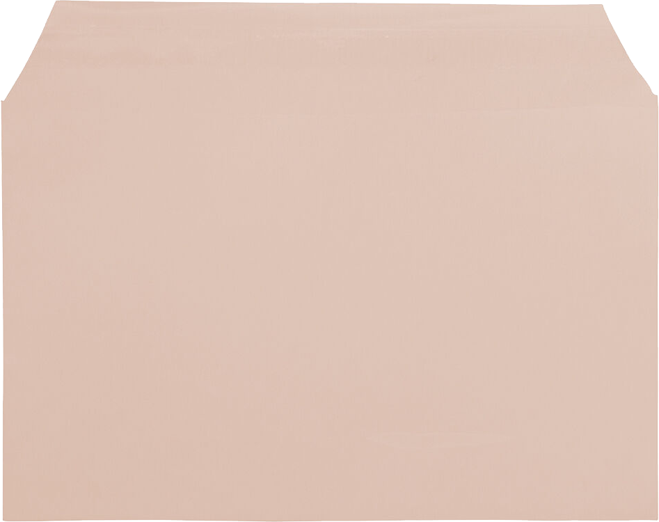 Peach 1.6mil 5 7/16 x 8 5/8 Cello Envelopes with Peel & Seal