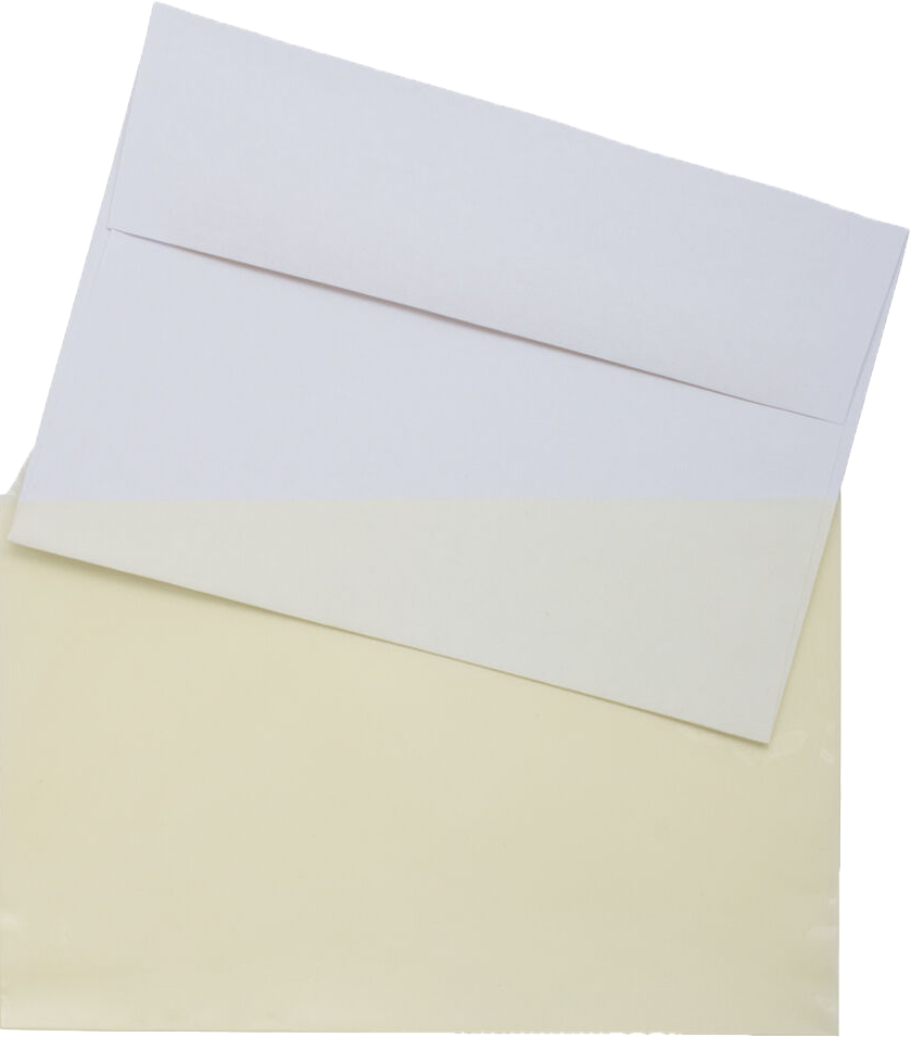 Yellow 1.6mil 5 7/16 x 8 5/8 Cello Envelopes with Peel & Seal