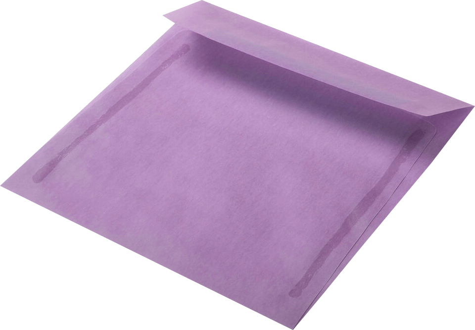 Purple Translucent 30lb 6 1/2 x 6 1/2 Square Envelopes