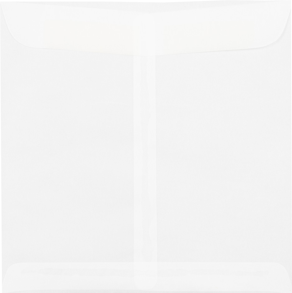 Clear Translucent 30lb 9 1/2 x 9 1/2 Square Envelopes