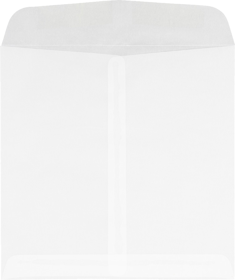 Clear Translucent 30lb 9 1/2 x 9 1/2 Square Envelopes