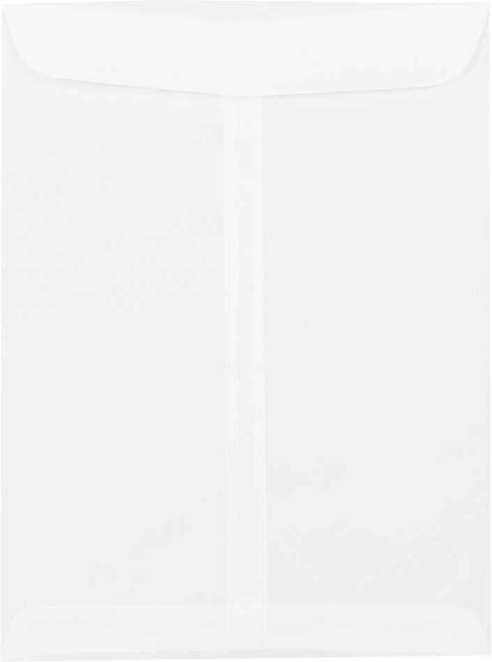 Clear Translucent 30lb 9 x 12 Open End Envelopes