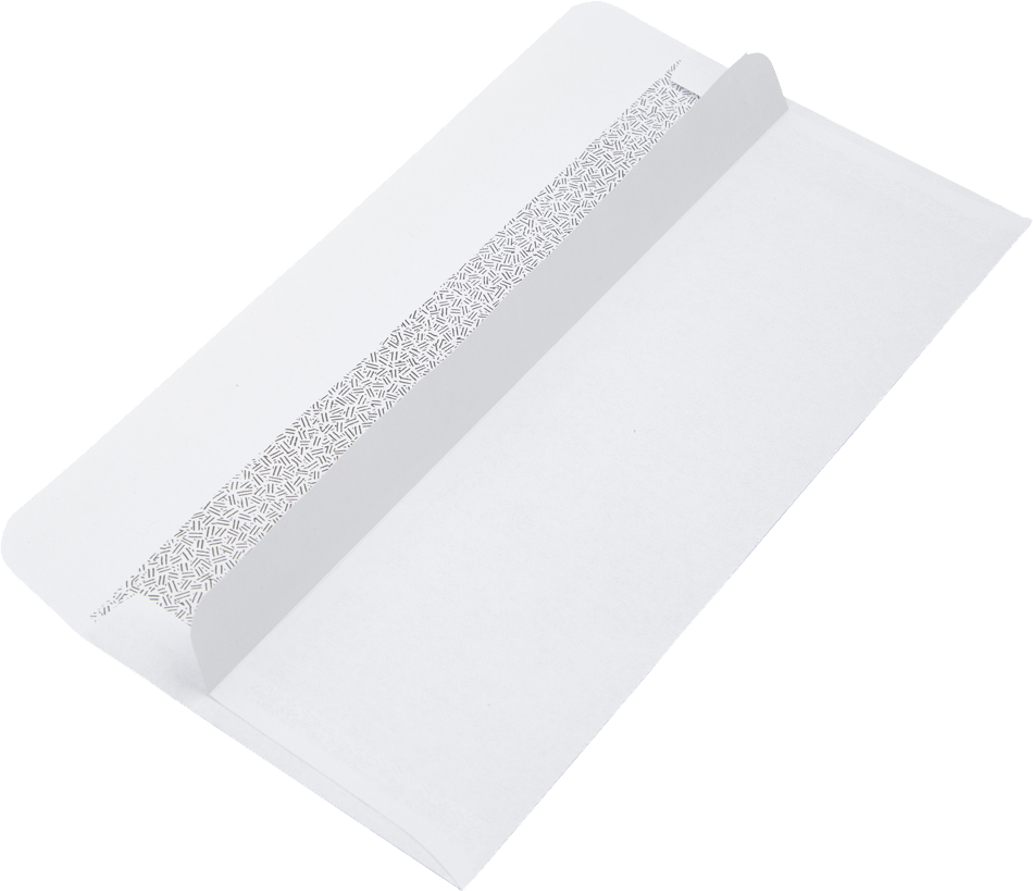 White with Security Tint 24lb #10 Window Envelopes (4 1/8 x 9 1/2) with Simple Seal