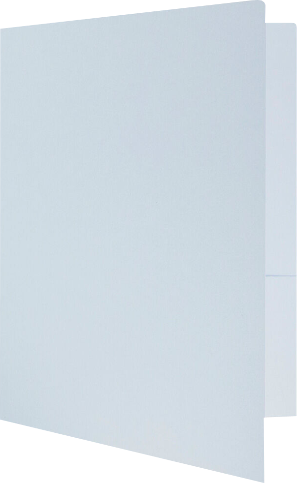 Baby Blue 9 x 12 Matte Folders