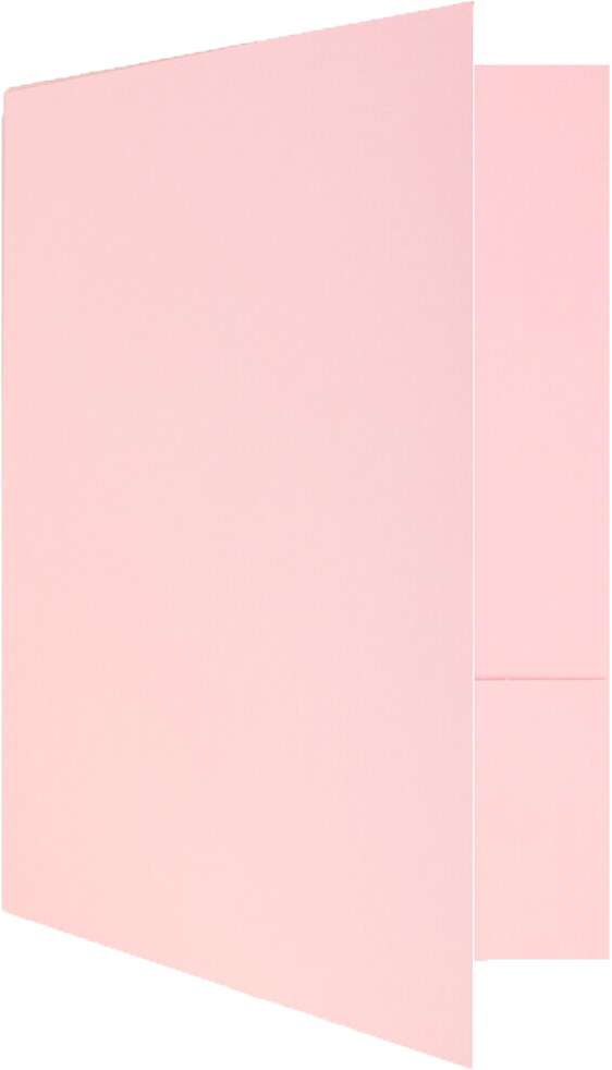 Baby Candy Pink 9 x 12 Matte Folders