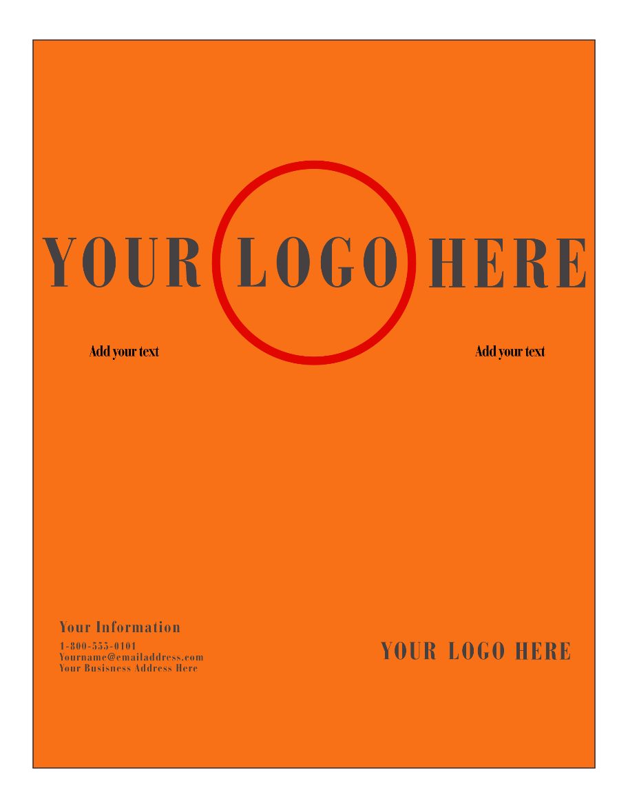 Mandarin Orange 130lb 8 1/2 x 11 Cardstock