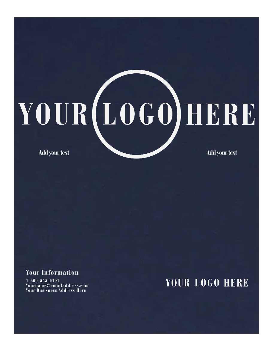 Navy Blue 130lb 8 1/2 x 11 Cardstock