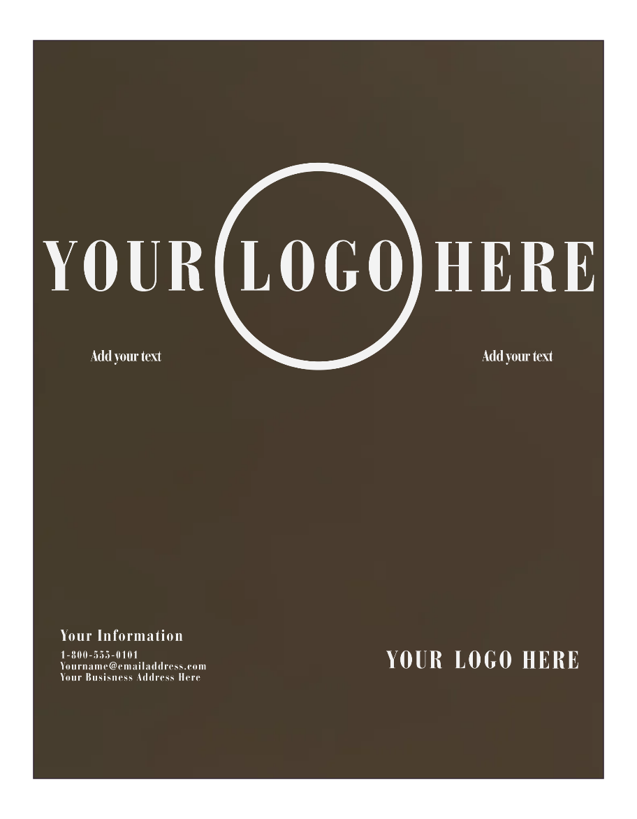 Chocolate Brown 130lb 8 1/2 x 11 Cardstock