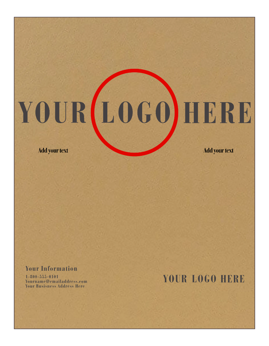 Tan 130lb 8 1/2 x 11 Cardstock