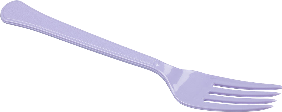 Light Purple Lilac Plastic Forks - 50 Pack