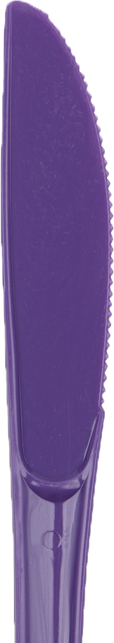 Violet Purple Plastic Knives - 50 Pack
