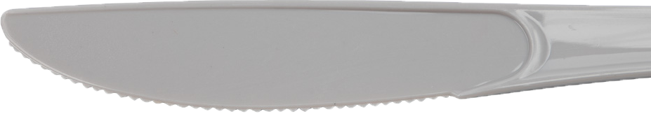 Silver Plastic Knives - 50 Pack