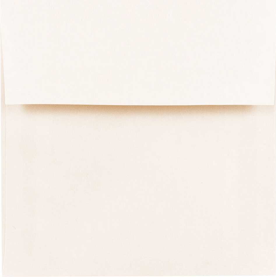 Natural 24lb Strathmore 6 1/2 x 6 1/2 Square Premium Envelopes