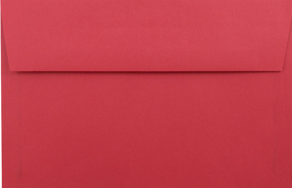 Red 24lb A9 Invitation Envelopes (5 3/4 x 8 3/4)