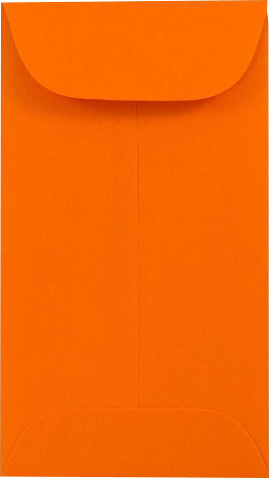 Mandarin Orange 32lb #5 1/2 Coin Envelopes (3 1/8 x 5 1/2)