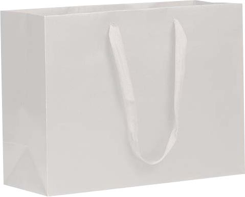 White Kraft Recycled X-Large Matte Heavy Duty Gift Bags (16 x 12 x 6)
