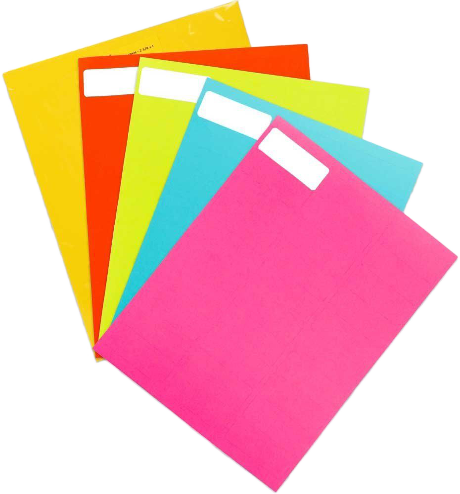 Assorted 1 x 2 5/8 Return Address Labels