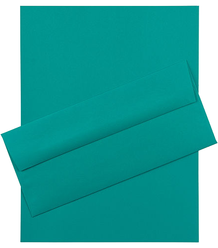 Sea Blue #10 Stationery Set - 100 Pack
