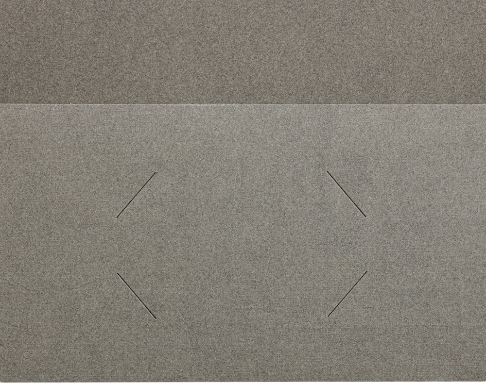 Gray Linen 9 x 12 Folders