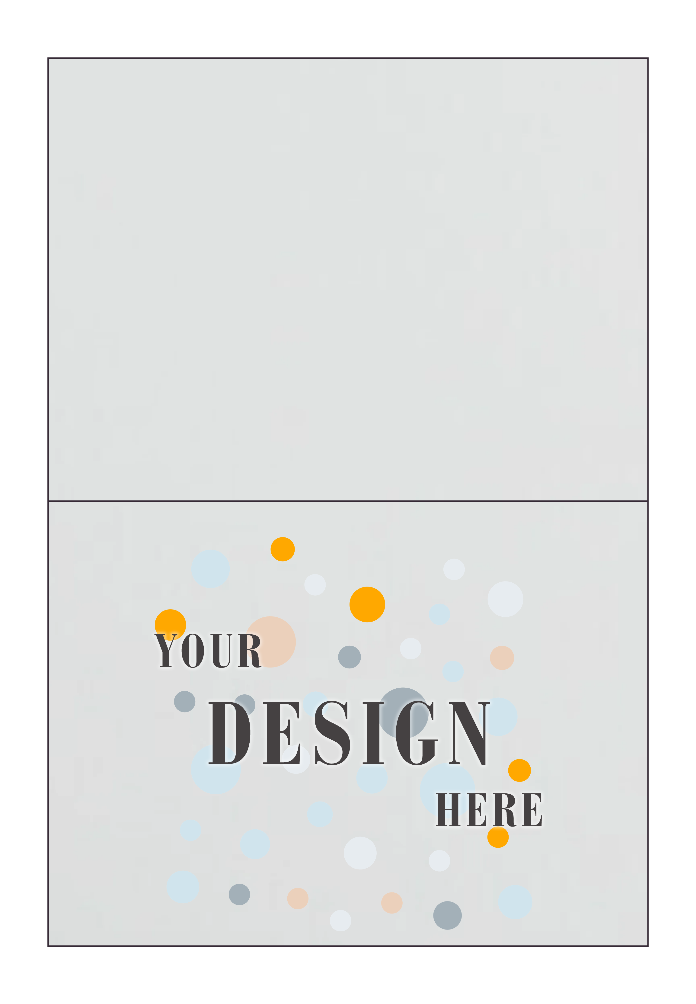 Bright White 80lb Cougar A6 (No Panel) Premium Foldover Cards (4 5/8 x 6 1/4)