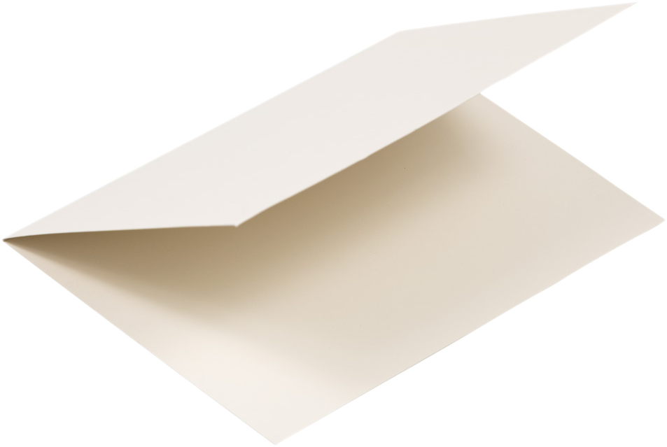 Ivory 65lb A6 Foldover Cards (4 5/8 x 6 1/4)