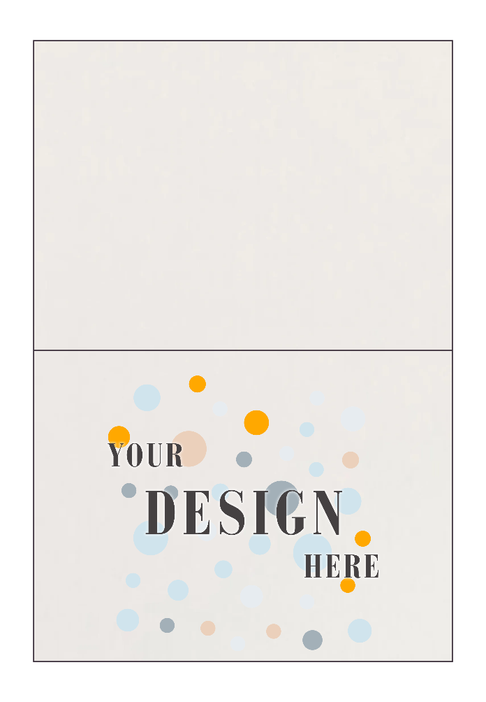 White 65lb A6 Foldover Cards (4 5/8 x 6 1/4)