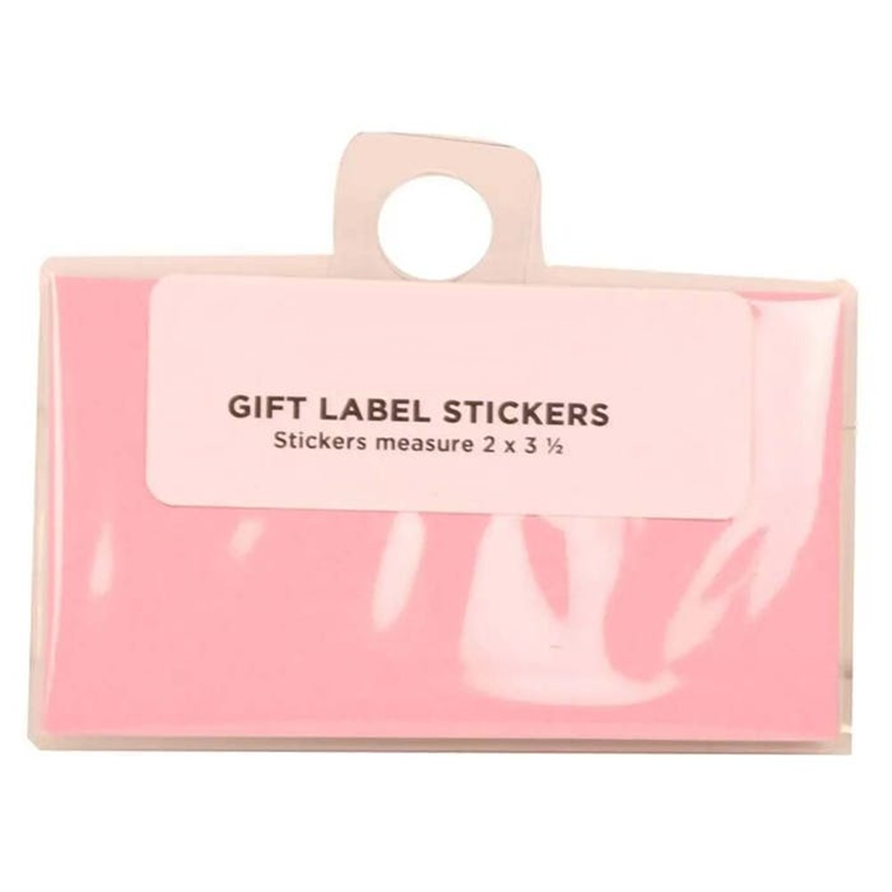 Baby Pink 2 x 3 1/2 Gift Label Stickers