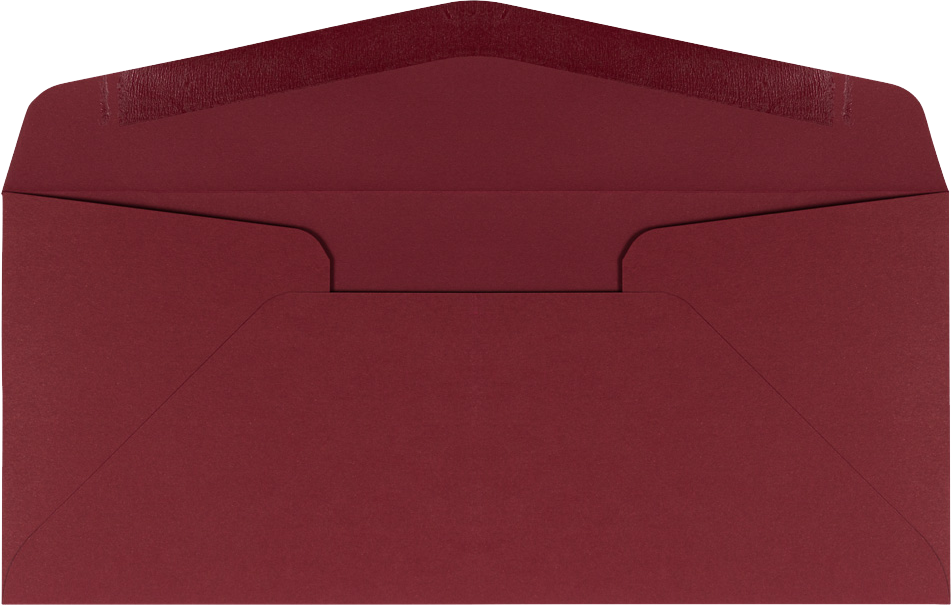 Garnet Dark Red 32lb #10 Regular Envelopes (4 1/8 x 9 1/2)