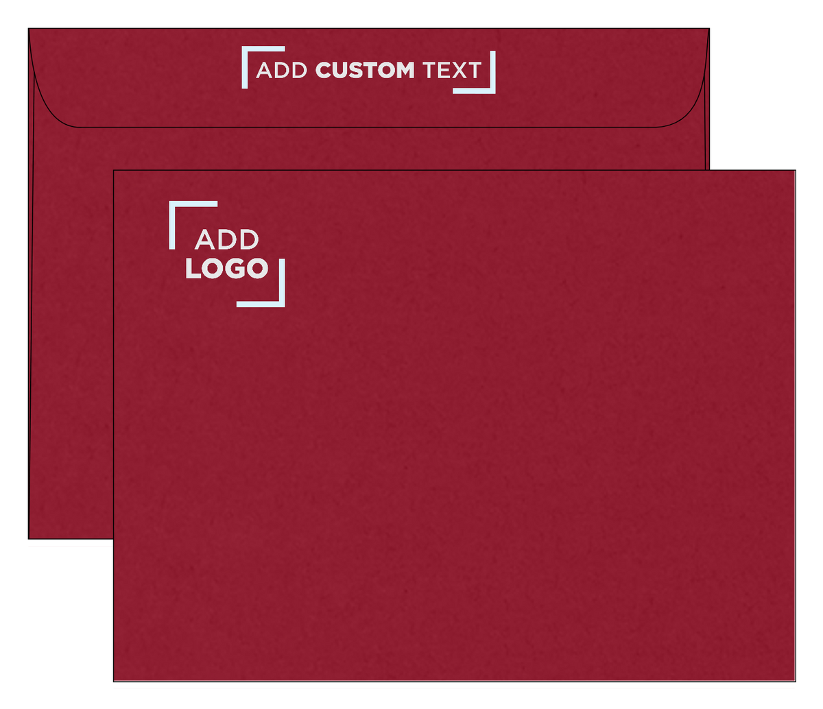 Garnet Dark Red 32lb 9 x 12 Booklet Envelopes