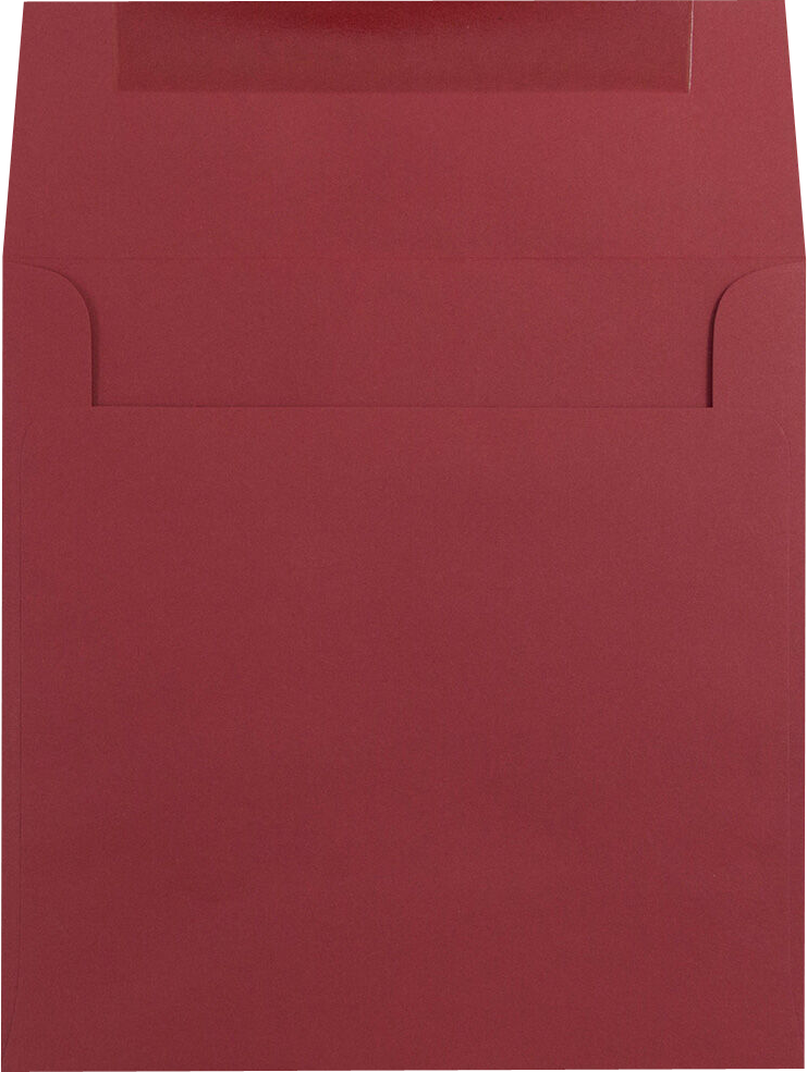 Garnet Dark Red 32lb 8 1/2 x 8 1/2 Square Envelopes