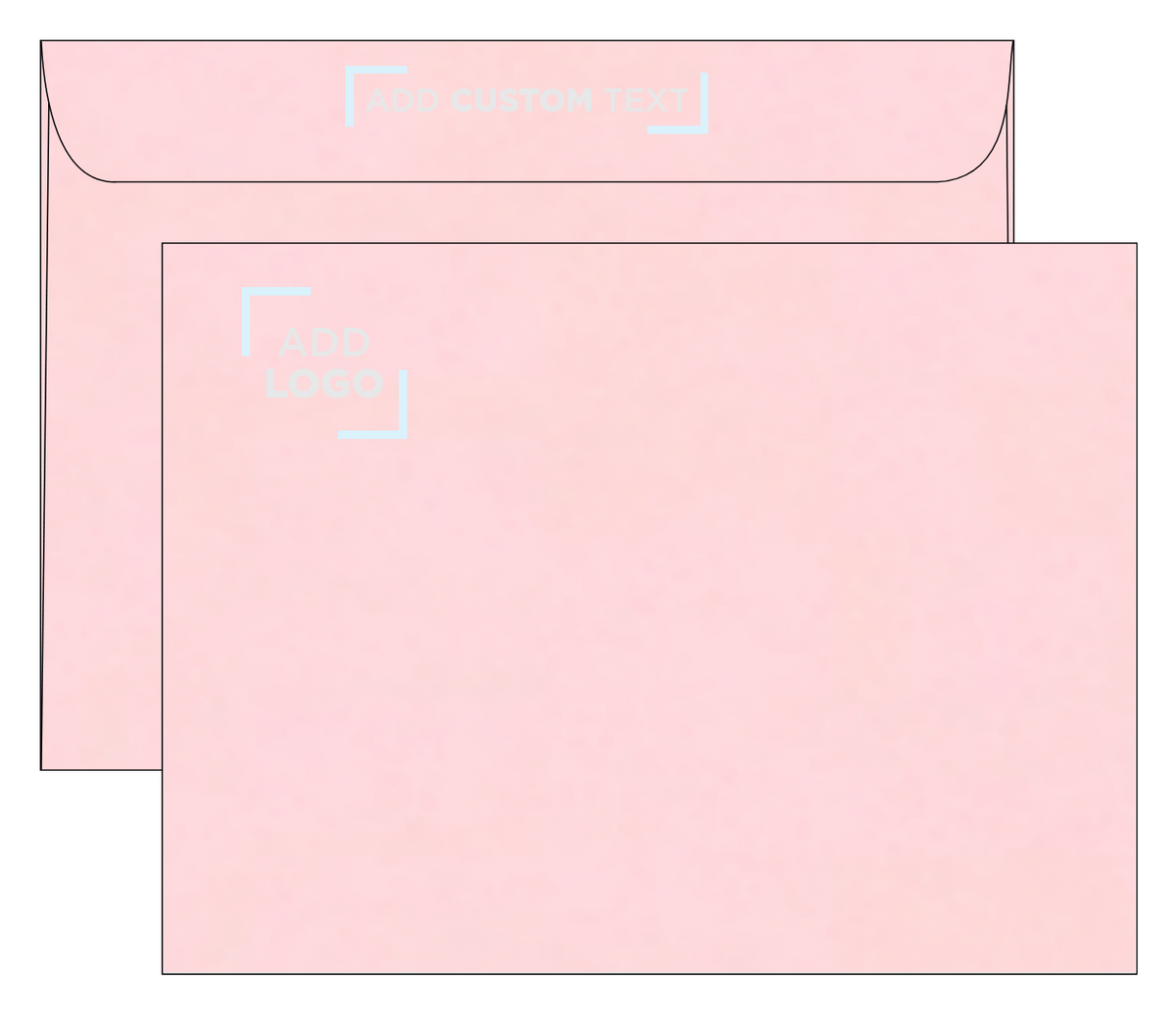 Baby Candy Pink 32lb 9 x 12 Booklet Envelopes