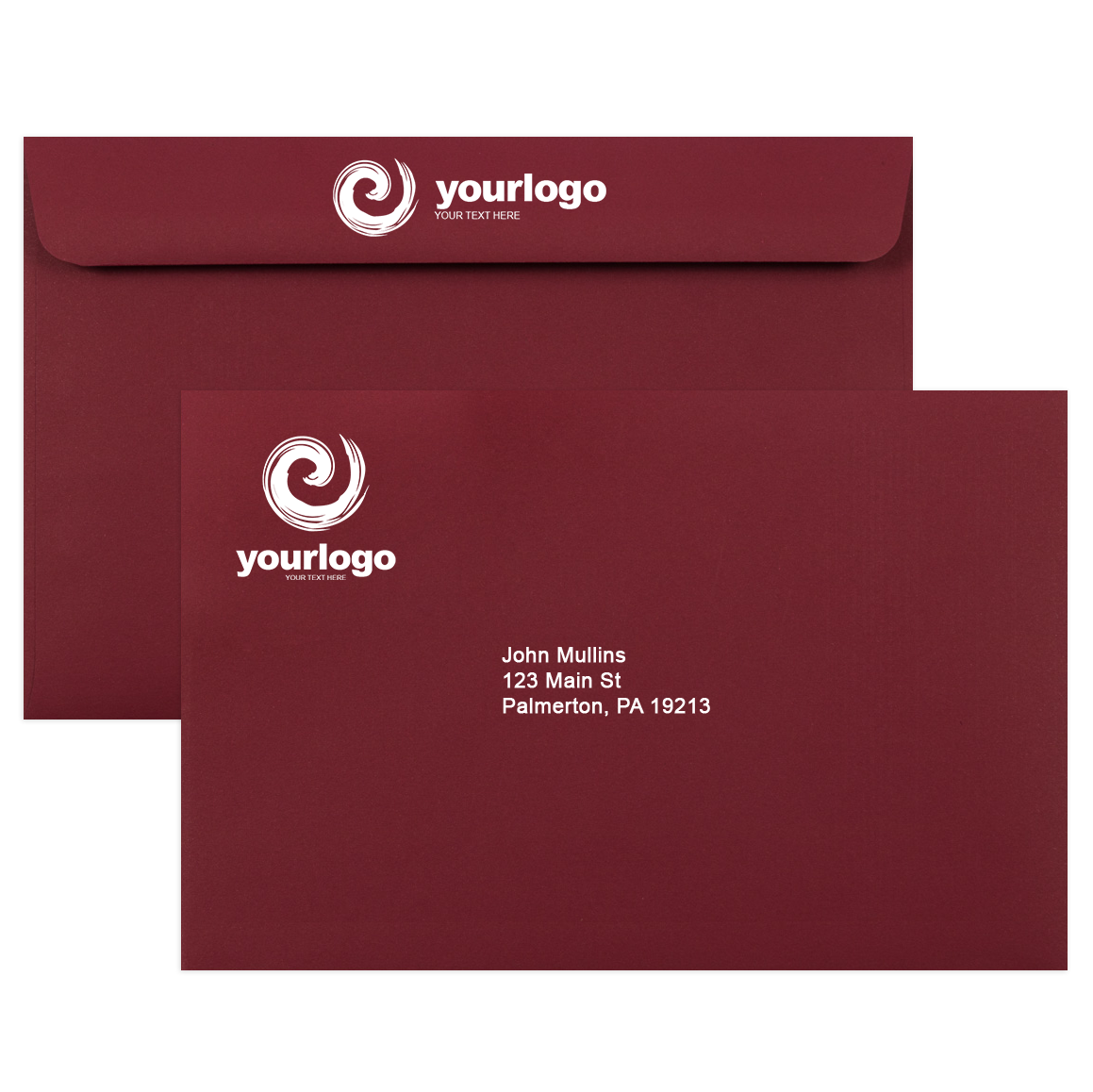 Garnet Dark Red 32lb 6 x 9 Booklet Envelopes
