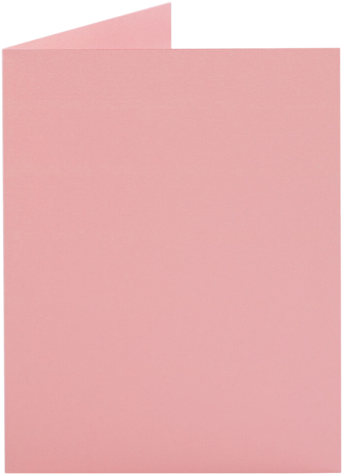 Baby Candy Pink 80lb A2 Foldover Cards (4 3/8 x 5 7/16)