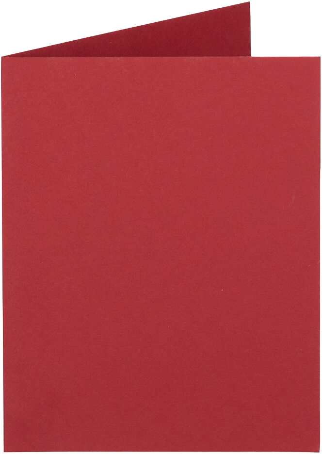 Ruby Red 100lb A2 Foldover Cards (4 3/8 x 5 7/16)